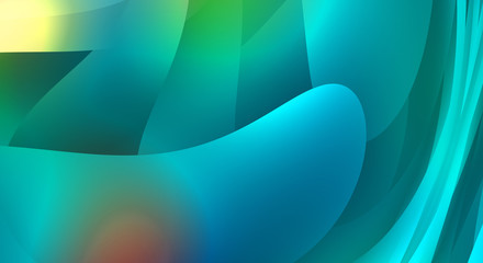 Abstract background with colorful gradient. Vibrant graphic wallpaper with stripes design. Fluid 2D illustration of modern movement.