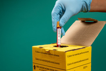 doctor throwing out vacuum tube