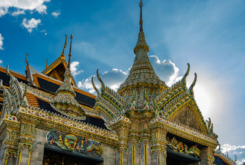 View of the Grand Palace, Thailand