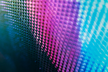 CloseUp LED blurred screen. LED soft focus background. abstract background ideal for design.