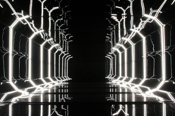 Couloir lumineux abstrait © Fabien