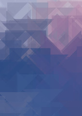 Overlapping design with triangles background. Abstract geometric wallpaper. Geometrical colorful triangular shapes.