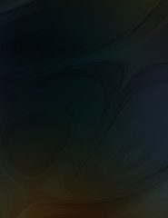 Fluid abstract background with colorful gradient. 2D illustration of modern movement.