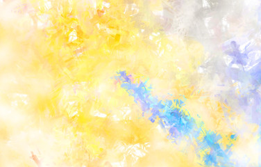 Fototapeta premium Brushed Painted Abstract Background. Brush stroked painting. Artistic vibrant and colorful wallpaper..