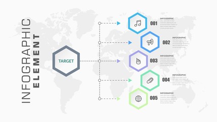 Modern Infographic Element for Business