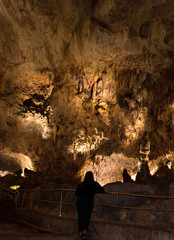Carlsbad Caverns with in place lighting