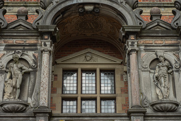Fototapeta na wymiar Old windows, Rosenborg Castle