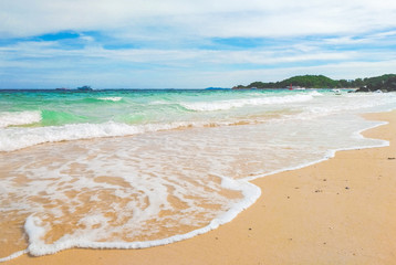 beach and sea in Koh larn island Pattaya Thailand