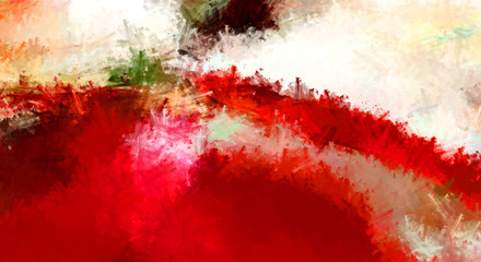 Brushed Painted Abstract Background. Brush stroked painting. Strokes of paint. 2D Illustration.