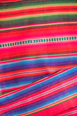 Traditional fabric from the Peruvian highlands to carry children or as a covering.