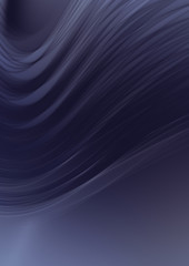 Fluid abstract background with colorful gradient. 2D illustration of modern movement.