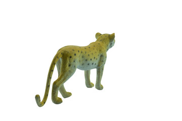 plastic leopard toy