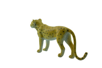plastic leopard toy