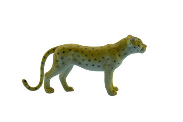 plastic leopard toy