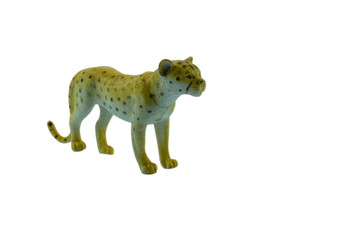 plastic leopard toy