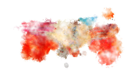 Brushed Painted Abstract Background. Brush stroked painting. Artistic vibrant and colorful wallpaper..