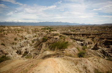 La Tatacoa desert in Colombia