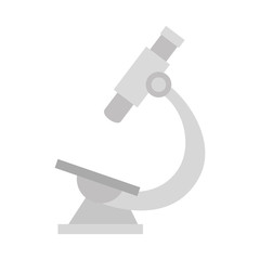 microscope device of laboratory isolated icon vector illustration design
