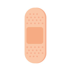 adhesive cure band isolated icon vector illustration design