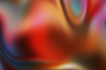 Fluid abstract background with colorful gradient. 2D illustration of modern movement.