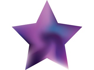 Modern background in the form of pentagram.