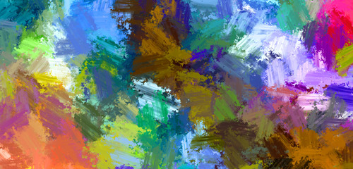 Brushed Painted Abstract Background. Brush stroked painting. Strokes of paint. 2D Illustration.