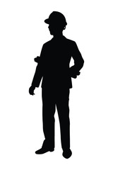 Engineer silhouette