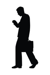 Business man silhouette