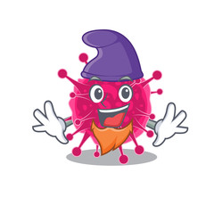 Cute picture of picornaviridae in Elf cartoon design