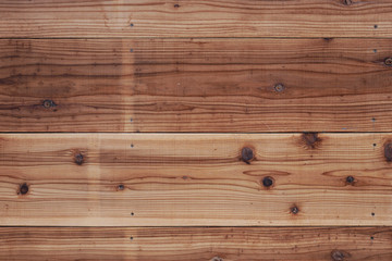 無塗装の木の板の壁