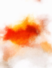 Watercolor painted background. Abstract Illustration wallpaper. Brush stroked painting. 2D Illustration.