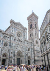 Fototapeta premium A shot of the Cathedral of Saint Mary of the Flower