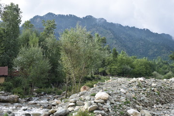 river in the mountains