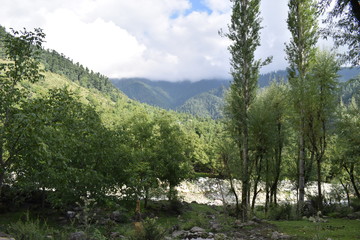 lake in the mountains