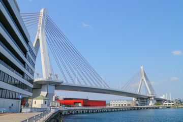 Aomori suspension bridge.