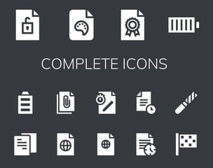 complete icon set