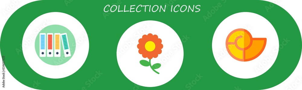 Canvas Prints collection icon set