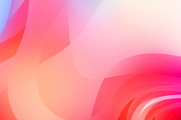 Abstract background with colorful gradient. Vibrant graphic wallpaper with stripes design. Fluid 2D illustration of modern movement.
