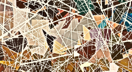 Modern art. Colorful contemporary artwork. Color strokes of paint. Brushstrokes on abstract background. Brush painting.