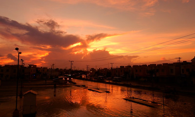 magico atardecer