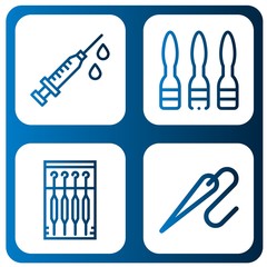 Set of immunization icons