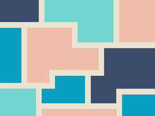 Patel geometric flat shapes wallpaper