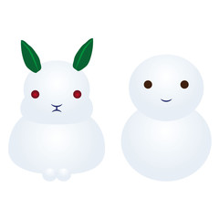 雪うさぎ