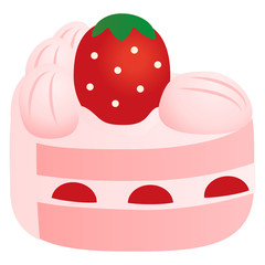 苺のショートケーキ