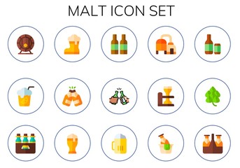 malt icon set