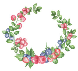 Wreath of berries