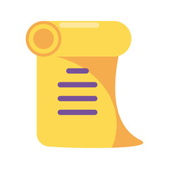 papyrus written on white background