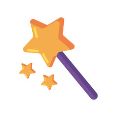 magic wand on white background © djvstock