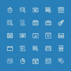 Editable 25 end icons for web and mobile