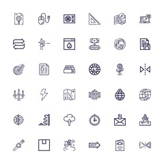 Editable 36 arrow icons for web and mobile